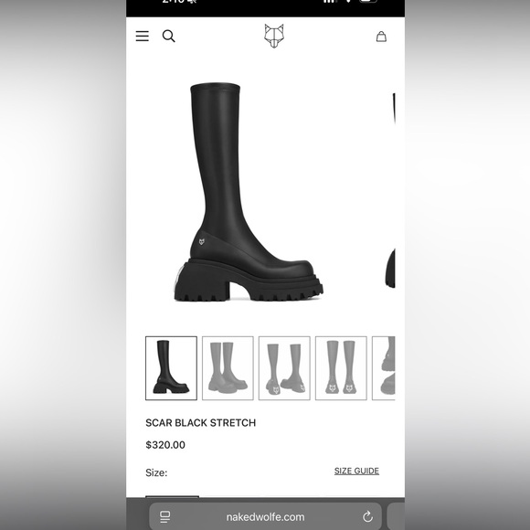 Naked Wolfe Black Women's Boots - Picture 11 of 11